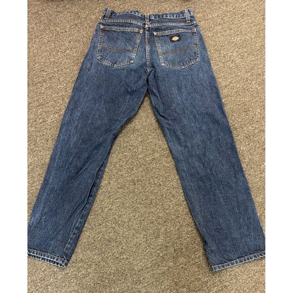 Dickies Relaxed Fit Jeans Mens 30x32 9393RNB Straight Leg Work Skate Denim - Picture 4 of 4